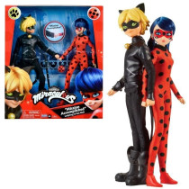 Pack de 2 Poupées mannequin 26 cm Miraculous Ladybug - Revivez les av