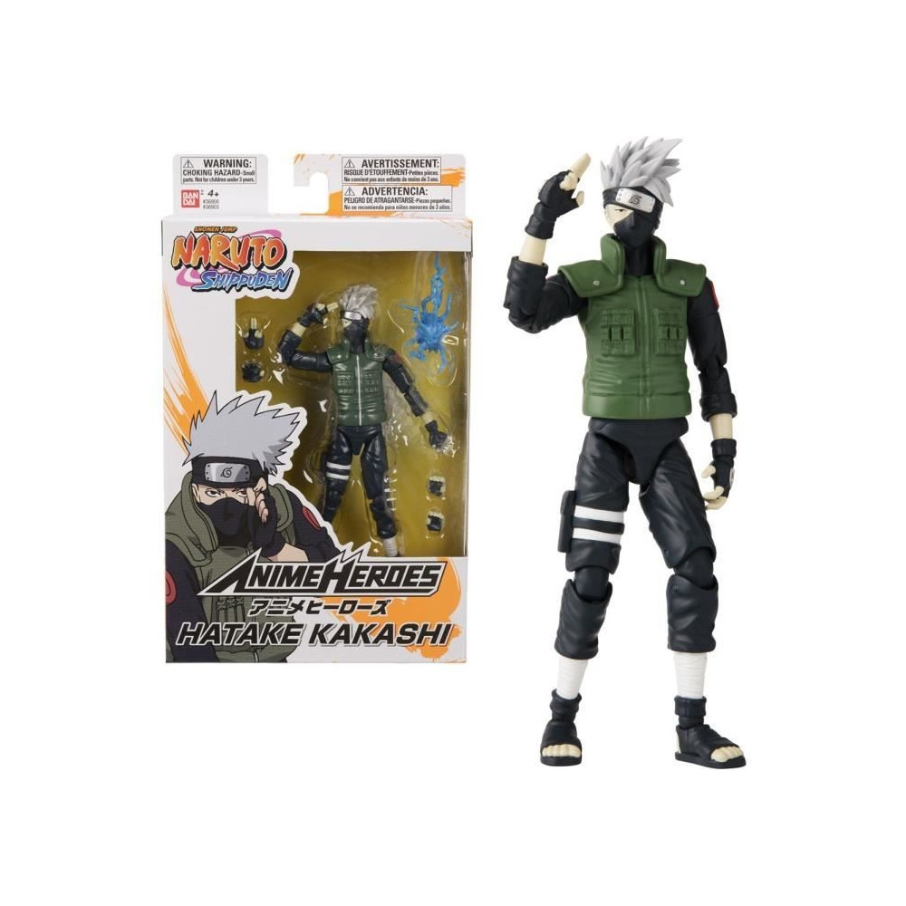 Figurine Anime Heroes 17 cm - Kakashi Hatake - Naruto Shippuden - BAND