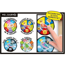 Grand tableau en bois éducatif - LISCIANI - Calendrier, saisons et é