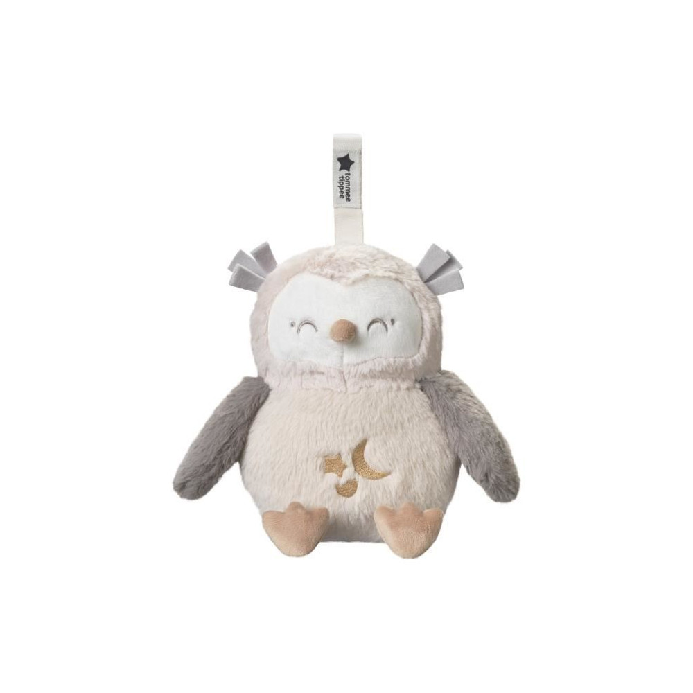 TOMMEE TIPPEE, Peluche veilleuse de luxe avec CrySensor, 6 sons apaisa