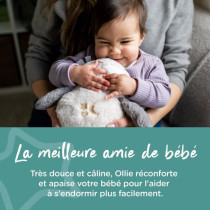 TOMMEE TIPPEE, Peluche veilleuse de luxe avec CrySensor, 6 sons apaisa