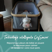TOMMEE TIPPEE, Peluche veilleuse de luxe avec CrySensor, 6 sons apaisa