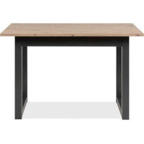 Table extensible Denver 80B - 120-160 x 75 x 80 cm - Décor chene arti