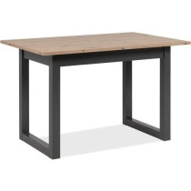 Table extensible Denver 80B - 120-160 x 75 x 80 cm - Décor chene arti
