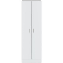Armoire rangement chaussure - meuble d'entrée - 2 portes avec étager