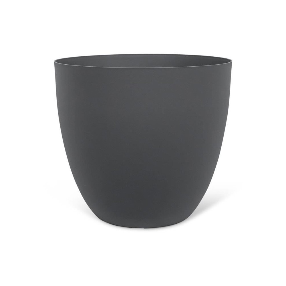 Pot de fleurs - GARDEN ID - Phoenix Anthracite - 38 x 34 cm - 100% Rec
