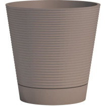 Pot réserve d'eau - GARDEN ID - Green Care Sense Taupe 40 cm - Garant