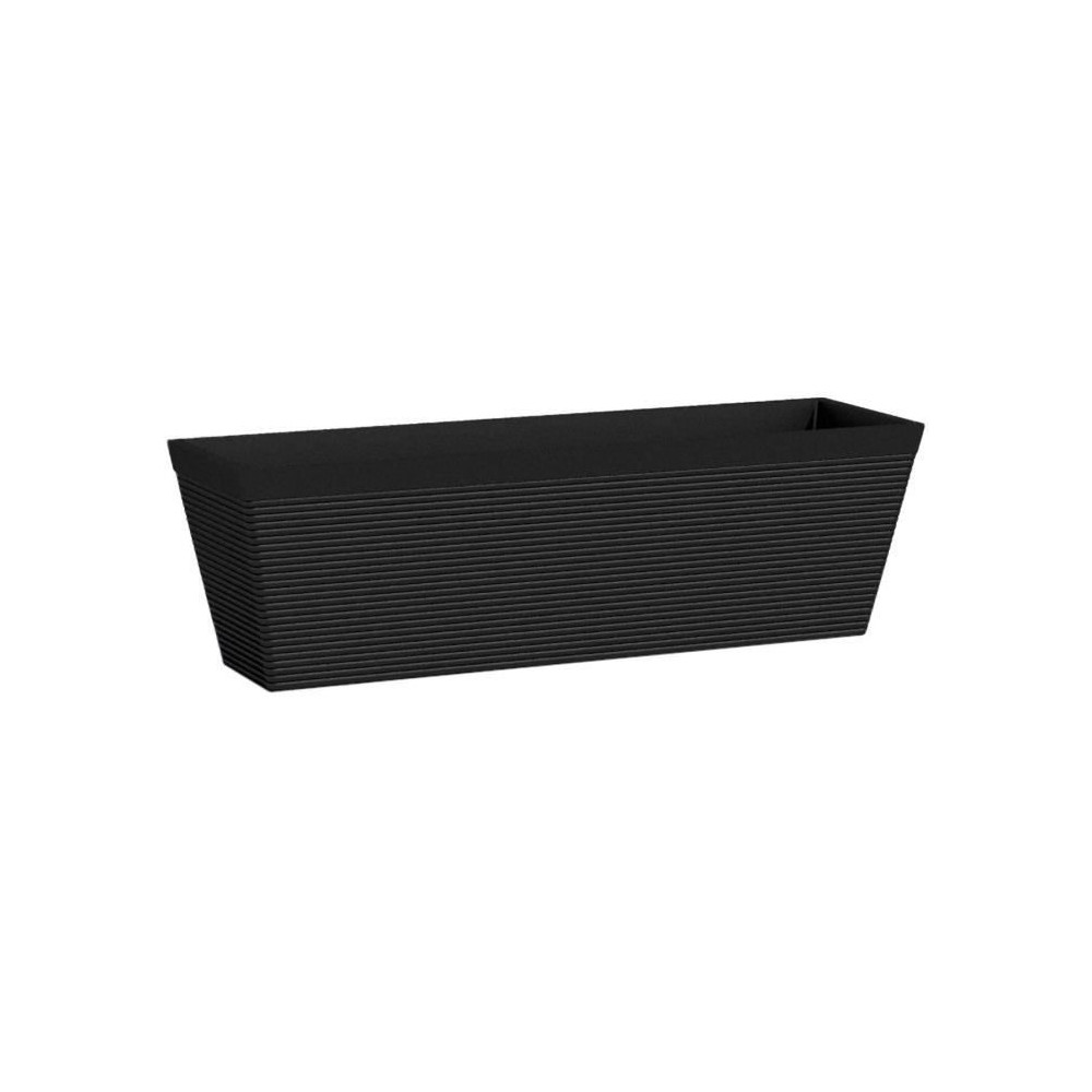 Jardiniere - GARDEN ID - Green Care Impact Noir-Anth - 50 x 16 x 16 cm