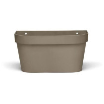 Pot mural - GARDEN ID Star - Taupe 36 x 16 cm - Réserve d'eau avec sy