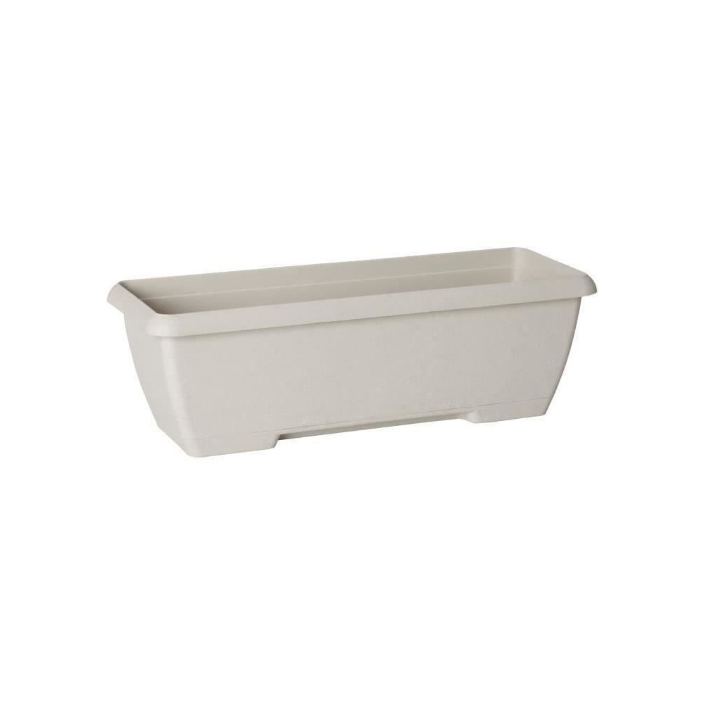 Jardiniere - GARDEN ID Teramo - Blanc 60 cm - Solidité - Réserve d'e