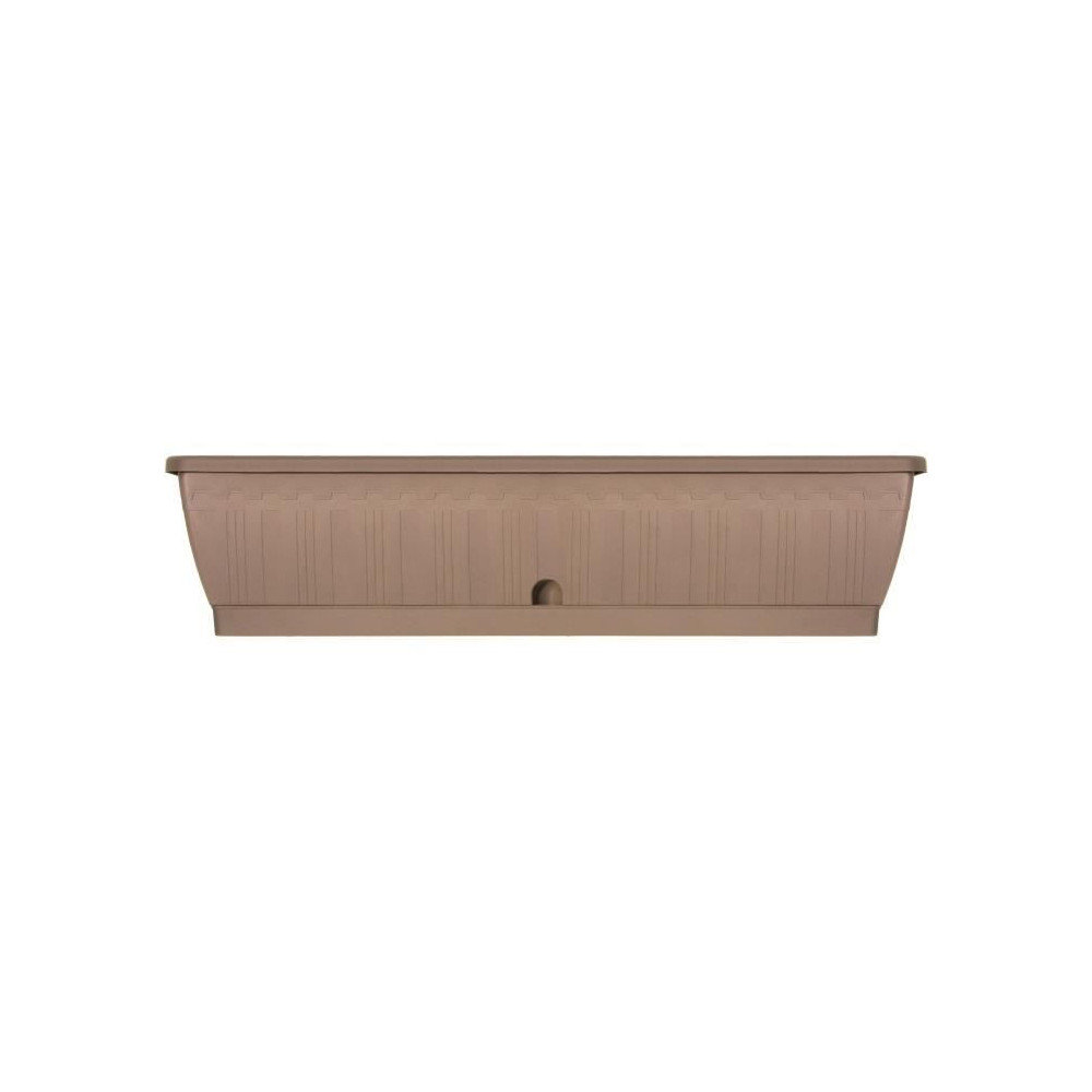Jardiniere - GARDEN ID Terraflor - Taupe 80 cm - Solidité - Réserve