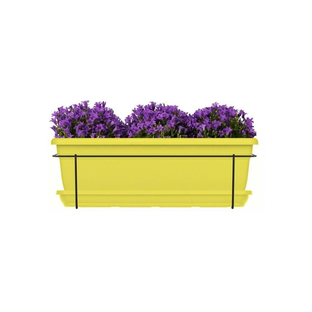Kit jardiniere avec support en métal et plateau - GARDEN ID Relax - L