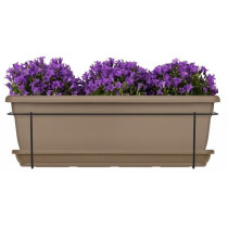 Kit jardiniere avec support en métal et plateau - GARDEN ID Relax - T