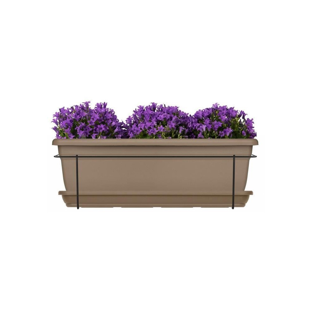 Kit jardiniere avec support en métal et plateau - GARDEN ID Relax - T