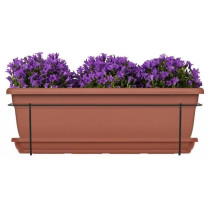 Kit jardiniere avec support en métal et plateau - GARDEN ID Relax - T