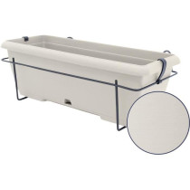 Kit jardiniere avec support en métal et plateau intégré - GARDEN ID