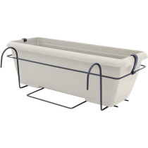Kit jardiniere avec support en métal et plateau intégré - GARDEN ID