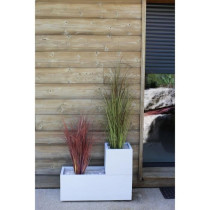 EDA PLASTIQUE Jardiniere Graphit Up - 57 L - Dimensions 79,5 x 29,5 x