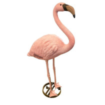 Décoration de jardin - UBBINK - Flamant en résine - Hauteur 88 cm