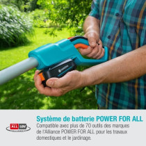 Taille-haies sur perche a batterie GARDENA - THS42/18V P4A - 18V - 42