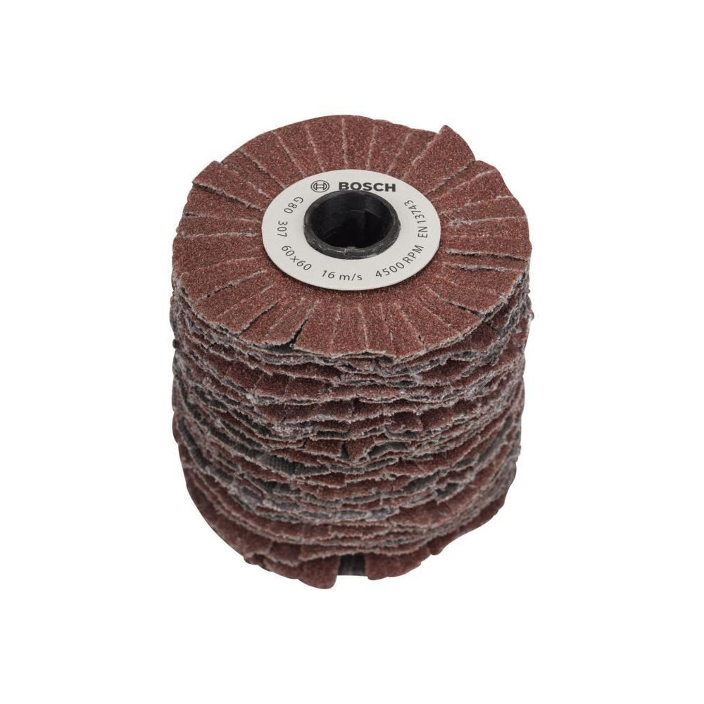 Rouleau flexible PRR 60mm G80 - BOSCH - Ponçage bois, métal et matie