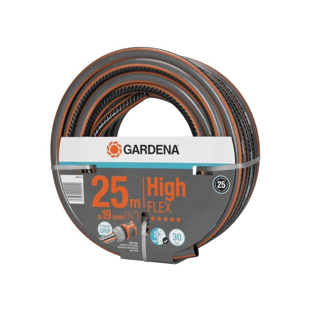 Tuyau d'arrosage GARDENA Comfort HighFLEX - Ø19mm - 25m - Anti-noeud