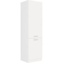 ATLAS Colonne de cuisine 2 portes - L 60 x P 58 x H 210 cm - Décor bl