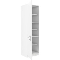 ATLAS Colonne de cuisine 2 portes - L 60 x P 58 x H 210 cm - Décor bl