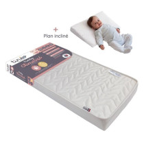 Matelas Climatisé TINEO 60x120 cm - Epaisseur 10 cm - Livre avec un p