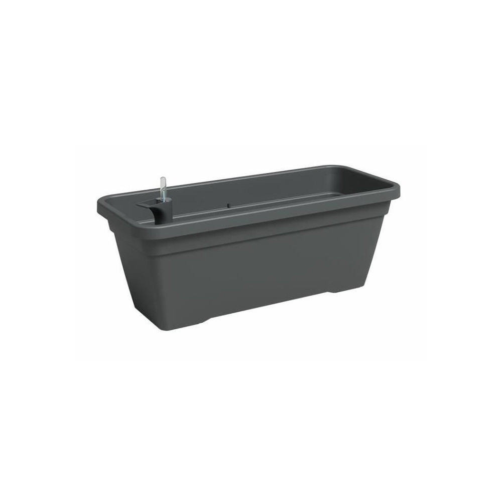Jardiniere - Plastique - Anthracite - Rectangulaire - L77,9 x P24 x H2