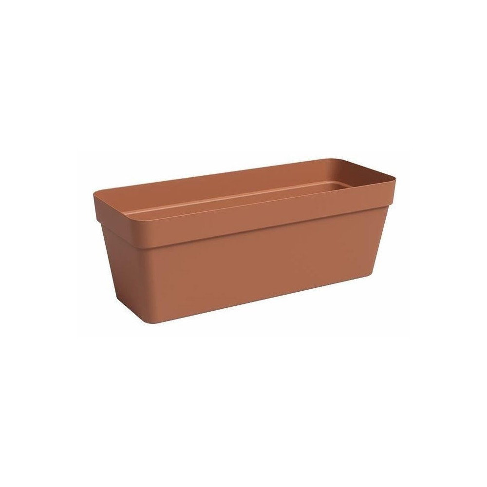 Jardiniere - Plastique - Terre cuite - Rectangulaire - L49,9 x P20 x H