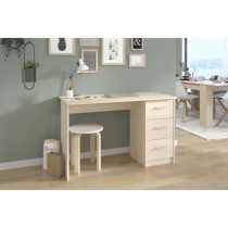 Bureau Essentielle - Panneaux de particules - Beige clair - L 121 x P