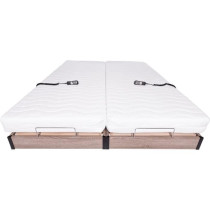Ensemble relaxation matelas + sommiers électriques 2x70x190 - Mousse