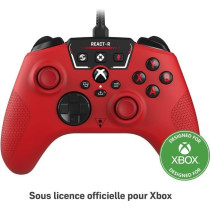Manette de jeu filaire - TURTLE BEACH - REACT-R - Rouge - Xbox & Windo