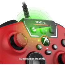 Manette de jeu filaire - TURTLE BEACH - REACT-R - Rouge - Xbox & Windo