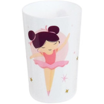 BALLERINE - Lot vaisselle pour enfant avec verre, assiette creuse, ass