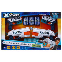 Pack Blasters - ZURU - Combo Pack 2 Kickback + 2 Reflex 6 - Blasters p