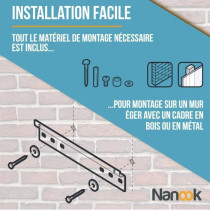 NANOOK Support Mural inclinable pour téléviseurs de 40-65 Pouces- So