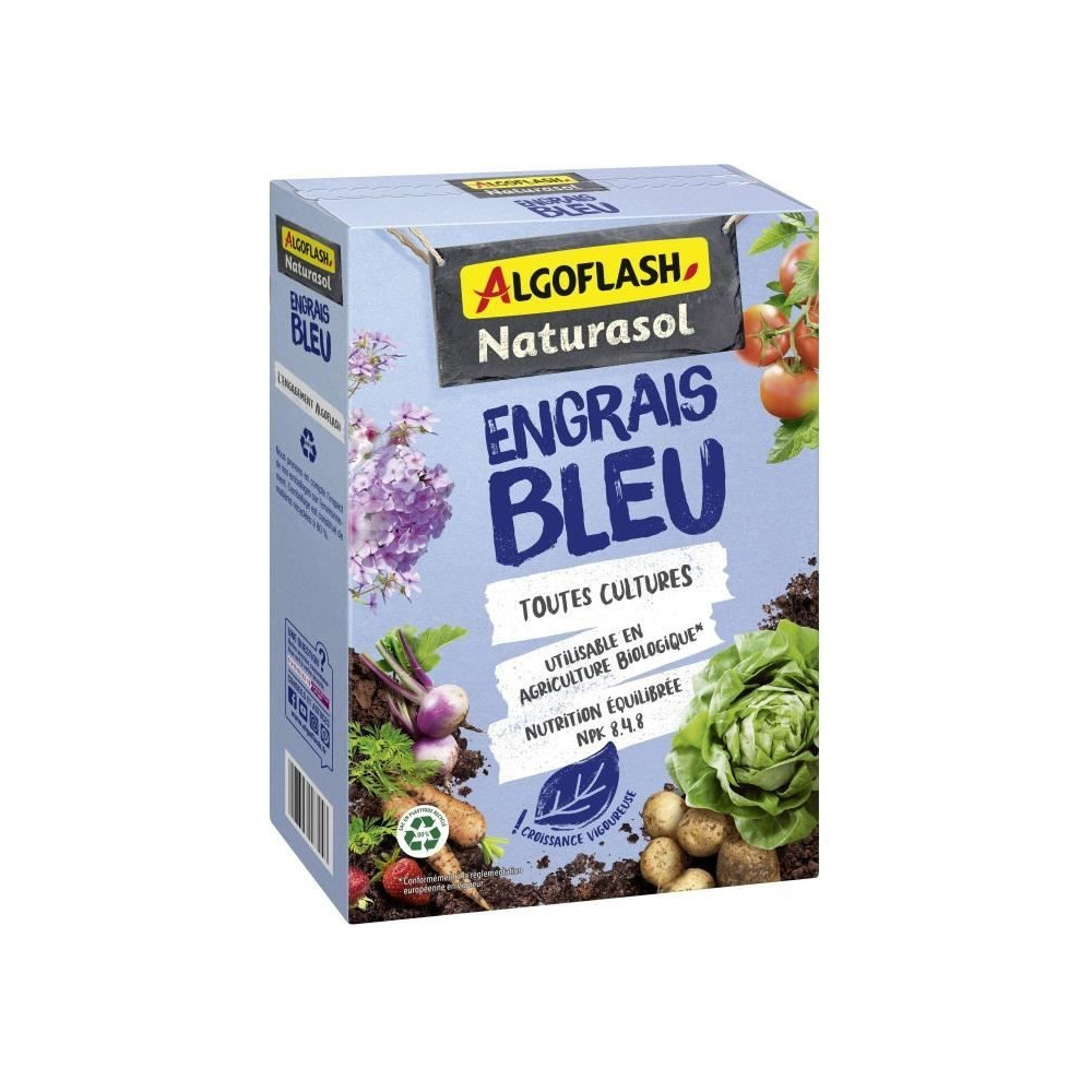 Engrais Bleu - Algoflash Naturasol - 100% Naturel - 1,5 kg Engrais Bleu - Algoflash Naturasol - 100% Naturel - 1,5 kg