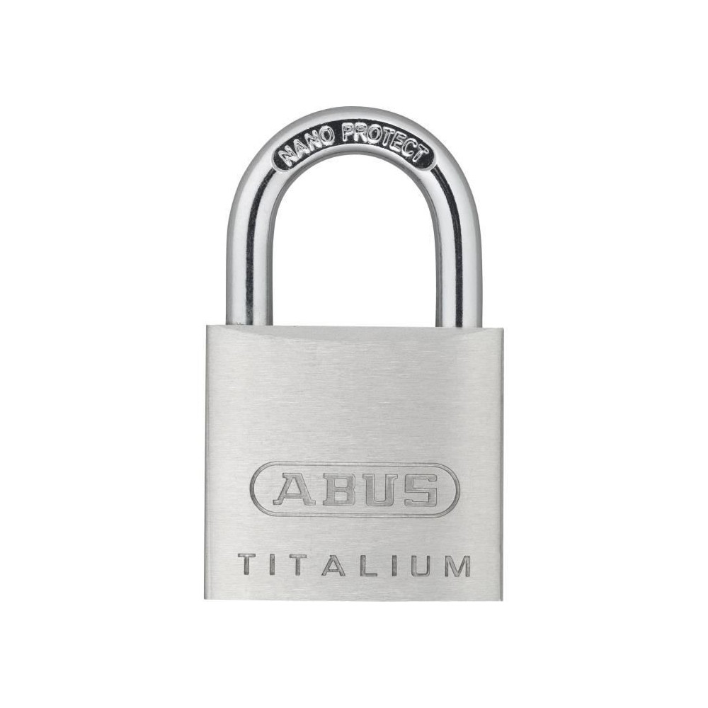 Cadenas - ABUS - 64TI/30 Titalium - Corps aluminium - Clé paracentriq