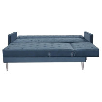 Canapé d'angle 3 places réversible ISTANA -Velours Bleu - L 286 x P