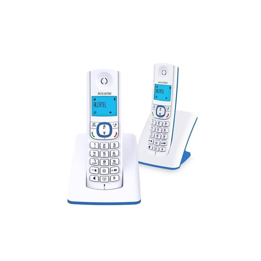 Téléphone sans fil - ALCATEL - F530 Duo - 2 combinés, blocage d'app