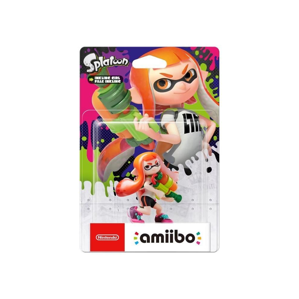 Figurine Amiibo - Fille Inkling • Collection Splatoon