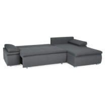 CELINA Canapé d'angle réversible convertible 3 places + Coffre de ra