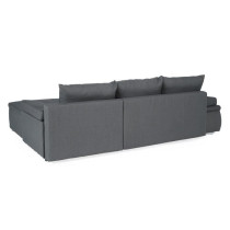 CELINA Canapé d'angle réversible convertible 3 places + Coffre de ra