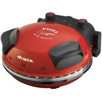 Four a Pizza électrique ARIETE - Rouge - Pierre réfractaire - 1200W