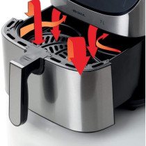 Friteuse sans huile digitale ARIETE - inox brossé - XXL 2 kilos - Mod