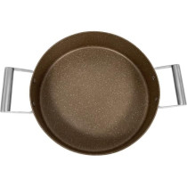 Faitout - ARTHUR MARTIN - AM6523 - 24 cm avec couvercle - Aluminium Fo