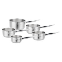 ARTHUR MARTIN Set de de 5 Casseroles - Acier inoxydable - Intérieur s