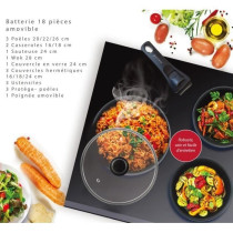 Batterie de cuisine - Tous feux dont induction - ART & CUISINE - AC182